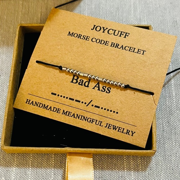 New Joycuff Morse Code Secret Message Bracelet - Picture 2 of 4